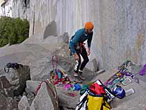 Prepara��o de Big Wall